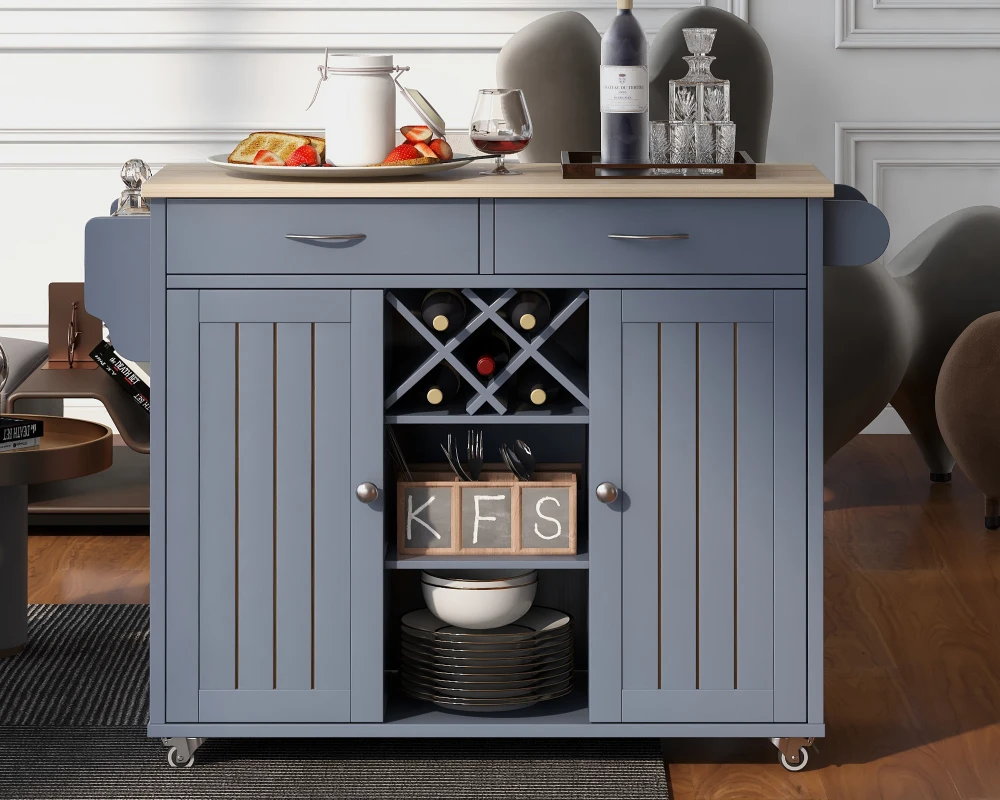 wooden kitchen carts