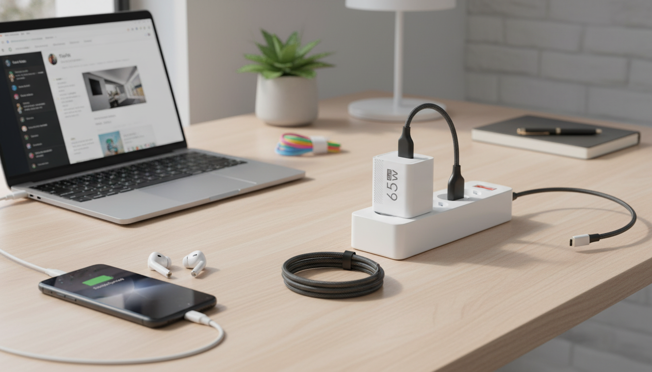 65W GaN USB-C Charger Guide: PD, QC, Cables