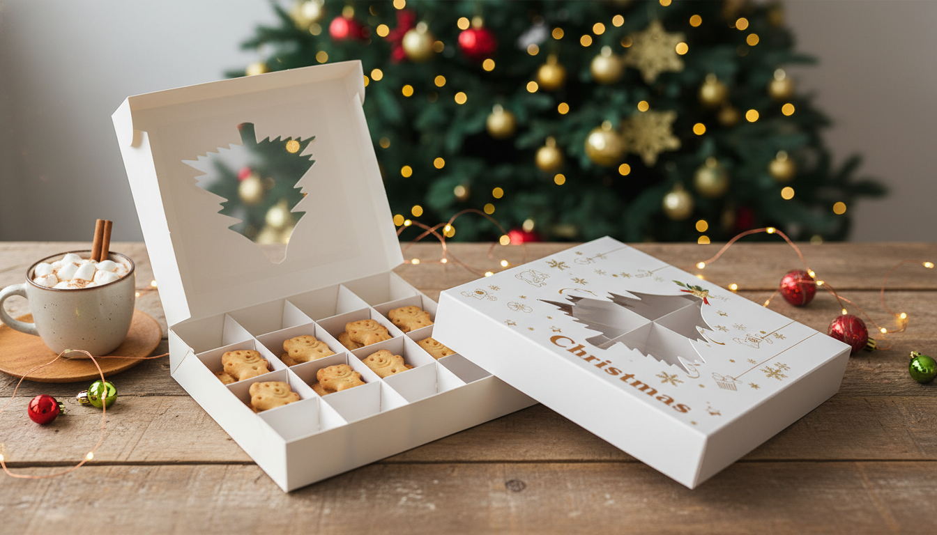 Cookie Ornament Gift Box: Fill, Hang & Gift Safely