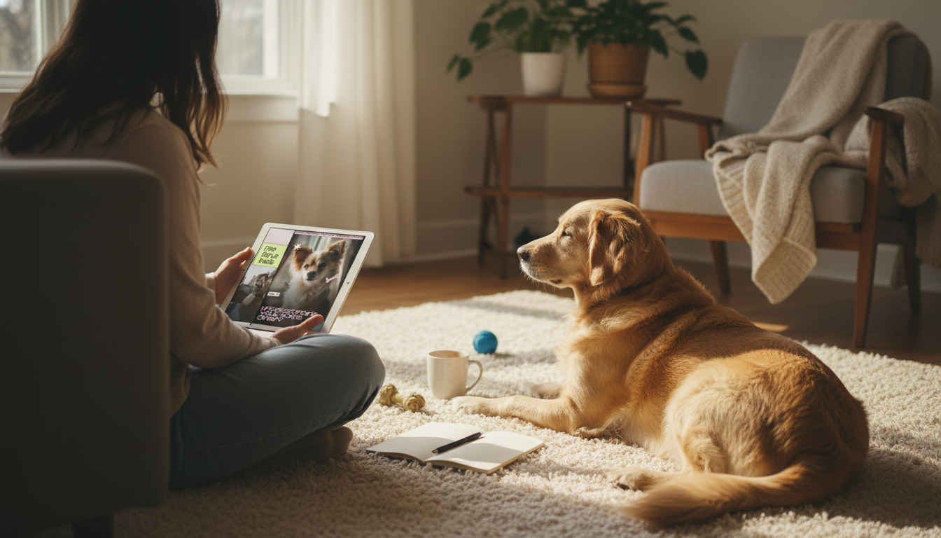 Dog Anxiety Signs & Calm Training: Triggers, Thresholds