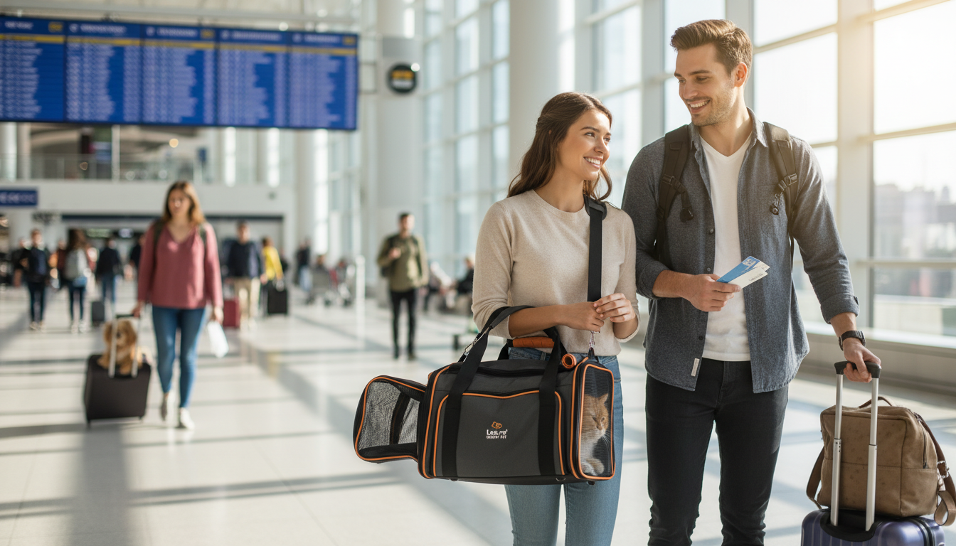 Expandable Airline-Approved Pet Carrier: Fit & Comfort