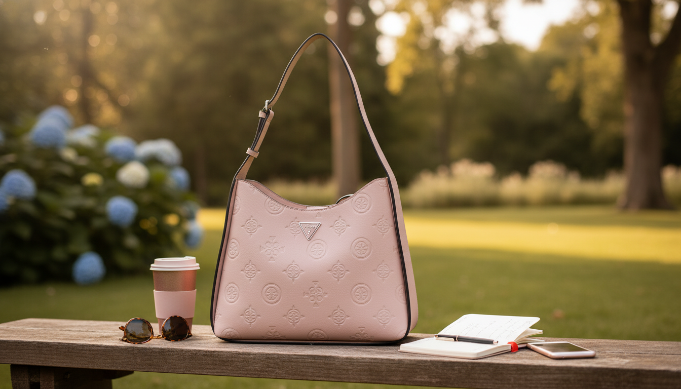 Guess Pink Handbag: Easy Color for Work to Weekend
