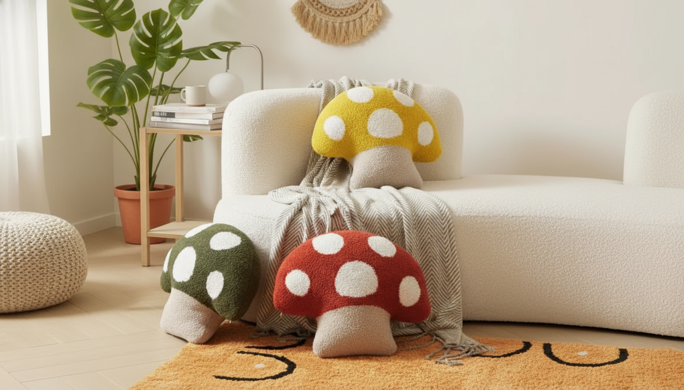 Plush Mushroom Pillow: Cozy, Whimsical Decor Styling Tips