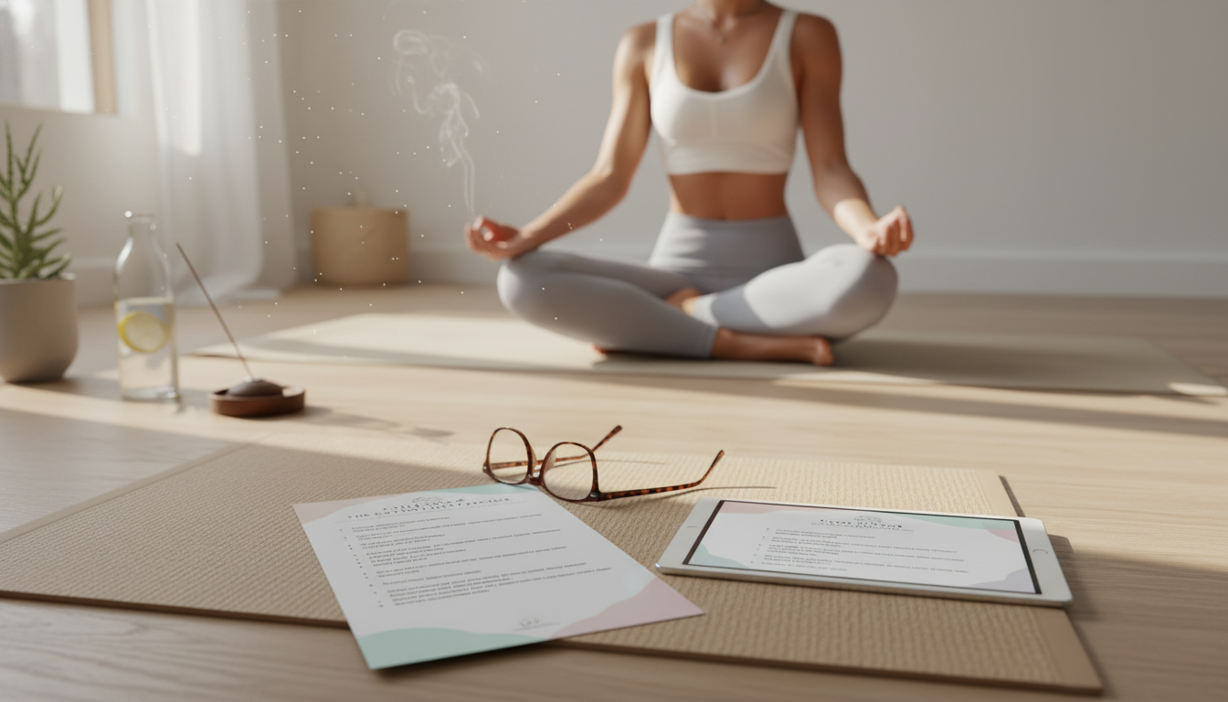 Printable Calm Yoga Checklist for a Peaceful Daily Flow