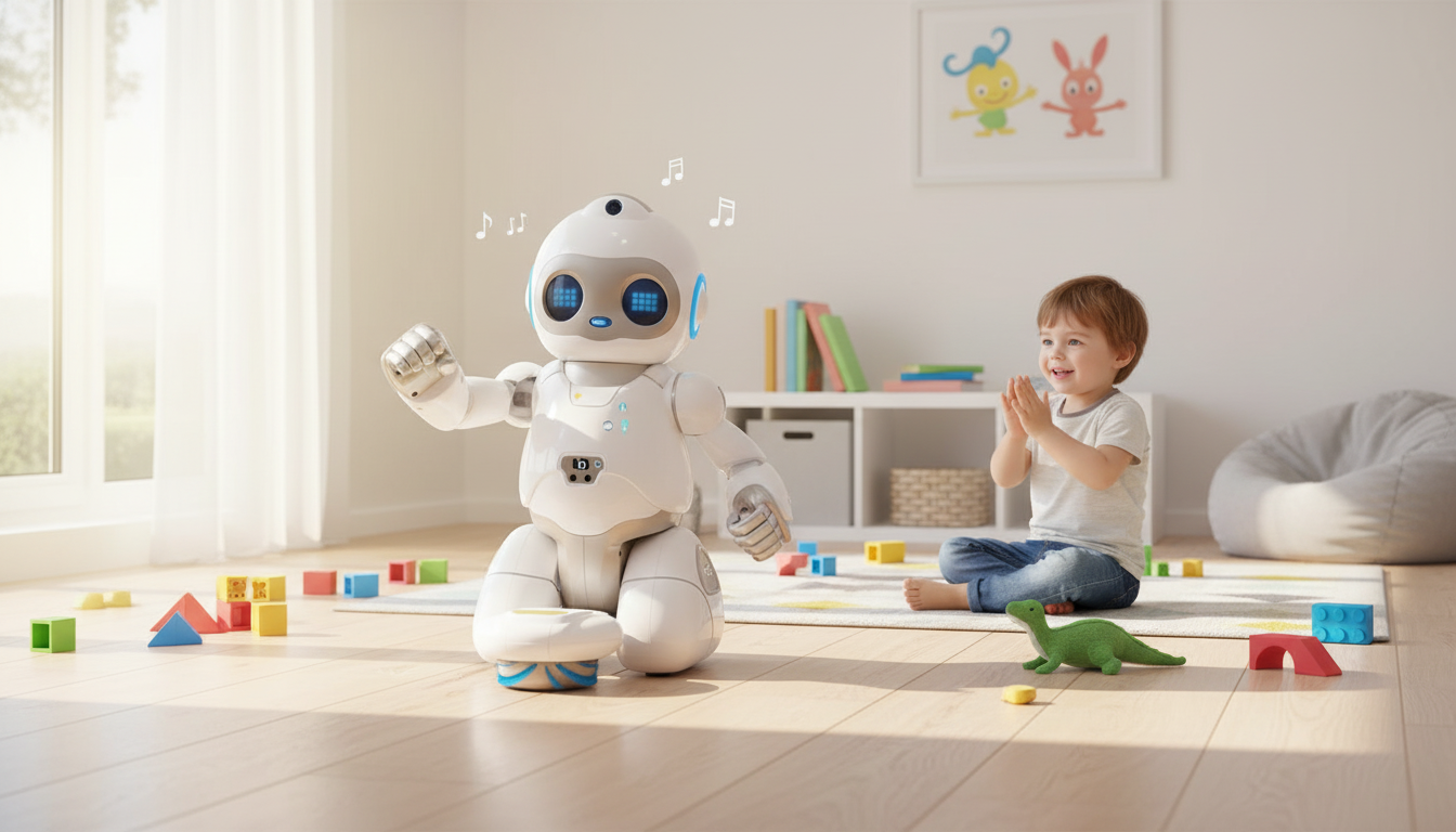 Singing & Dancing Sweeping Robot: Kid-Friendly Tidy Helper