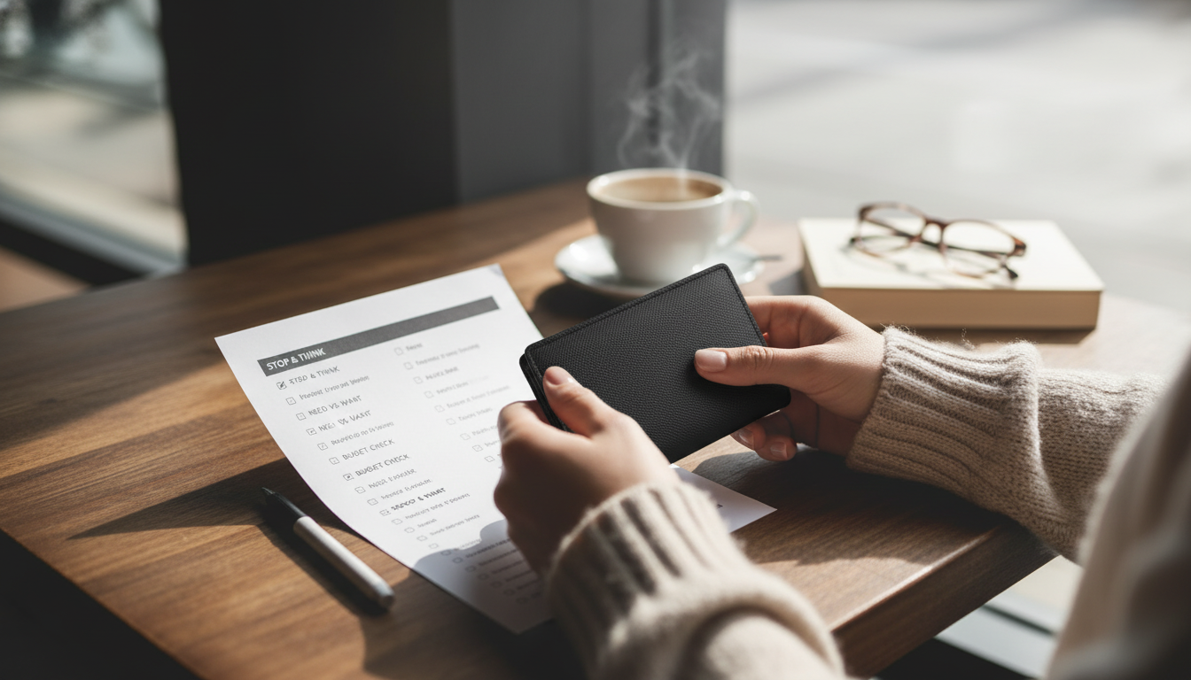 Stop Impulse Buying: A 2-Minute Spending Checklist