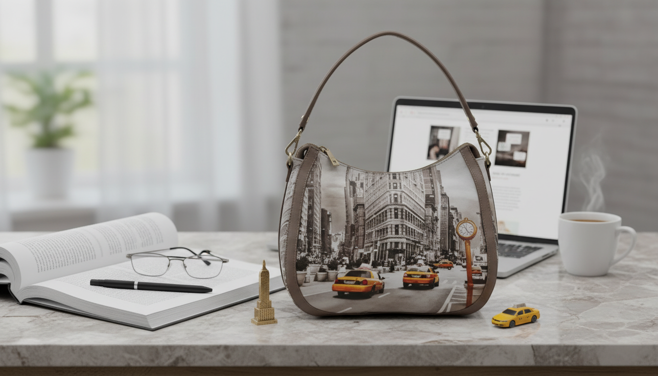 Y Not? Silver Print Handbag: Style, Fit & Care