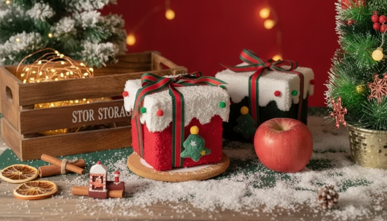 Handmade Velvet Christmas Gift Box: Luxe Holiday Wrap