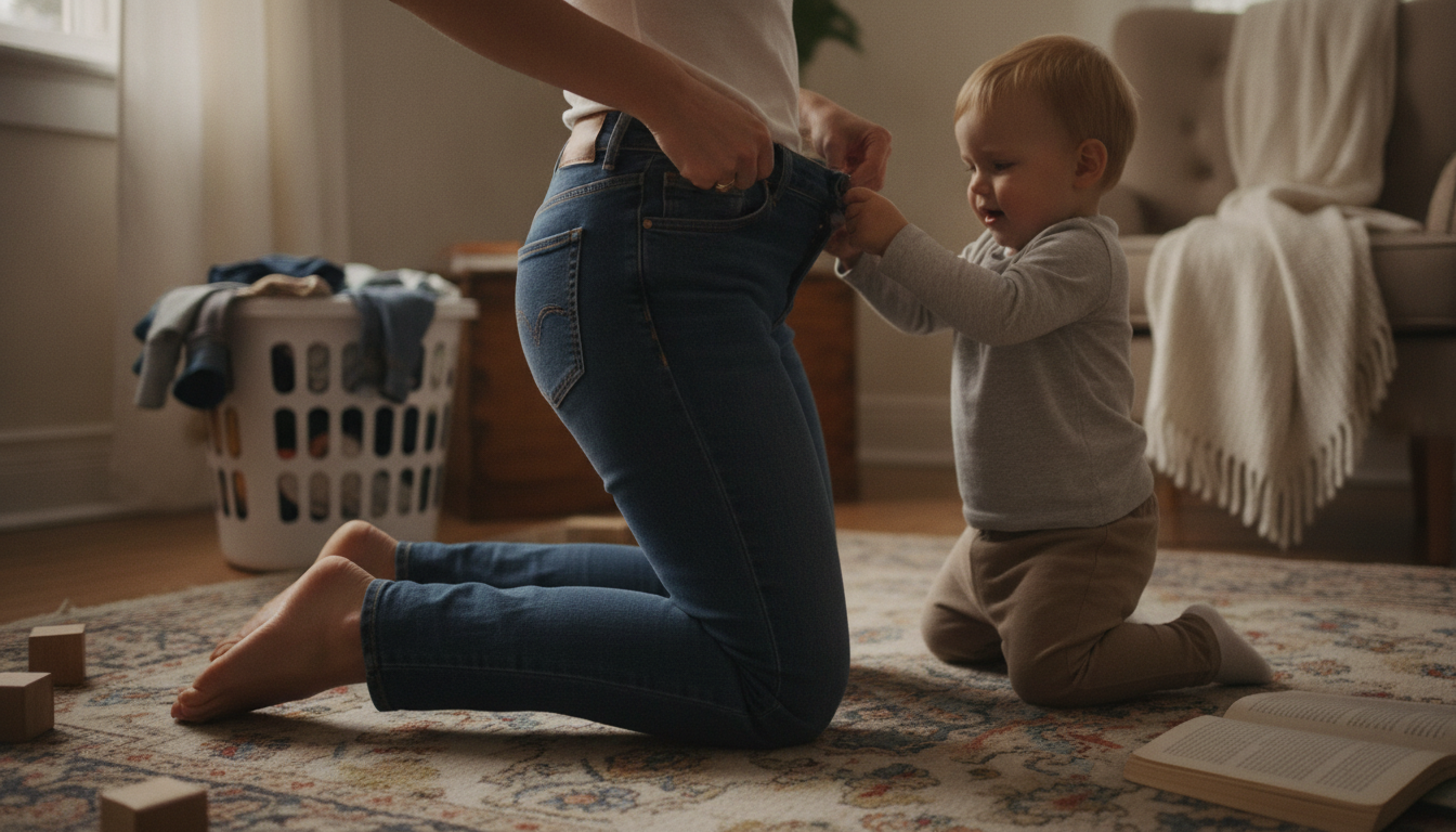 Stretch High-Waisted Jeans Safely: 5 Simple Methods