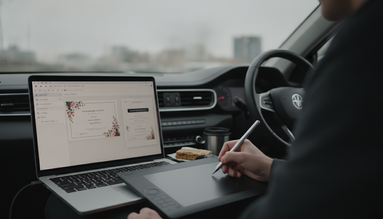 Make a Gift Certificate With AI: Message, Design & Steps