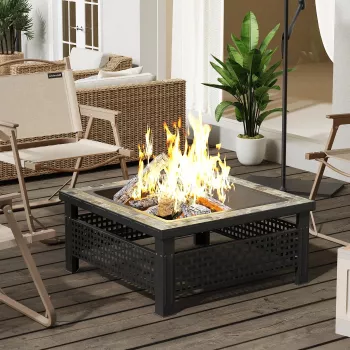 30-Inch Outdoor Fire Pit Table: Space, Heat, Comfort