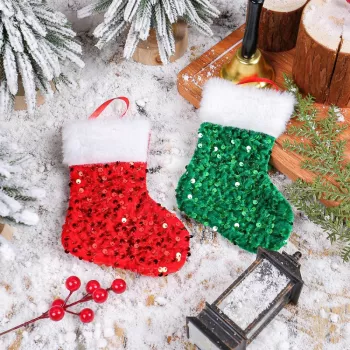 Sparkly Stocking Socks for Cozy Christmas Nights